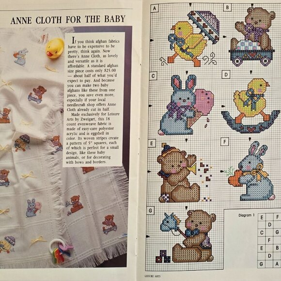 For The Love Of Cross Stitch Magazine Premier Issue 22 Projects Including Cloth - Picture 10 of 15